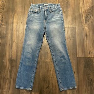 Good American Good Straight Ankle Jeans
